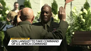 Michael Langley becomes 1st Black 4-star general in US Marine Corps history