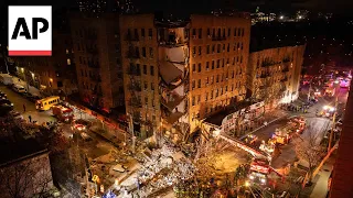 New York apartment collapse: Bronx building partially collapses