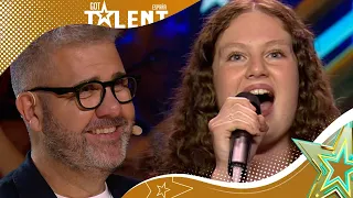 Young SINGER gets the GOLDEN BUZZER with a Broadway song | Auditions 5 | Spain's Got Talent 2023