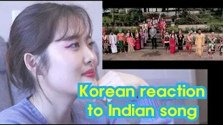 Korean reaction to Indian song voice of nagaland as one | Northeast Indian song