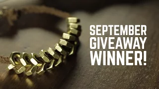 September Giveaway Winner