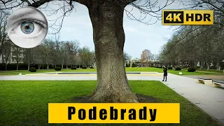 Poděbrady - Walk in a spa city 👣 not far from Prague, Czech Republic 🇨🇿 4K HDR ASMR