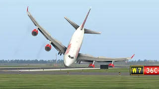 Boeing 747 Suddenly Crashes After Smooth Landing | X-Plane 11