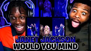 BabanTheKidd FIRST TIME reacting to Janet Jackson - Would You Mind!! LIVE in Washington DC!!