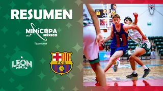 Abejas de León - Barça (63-83) RESUMEN | Minicopa México 2024