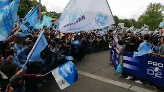 Finale de Pro D2 : l'arrivée des Bayonnais au stade du Hameau