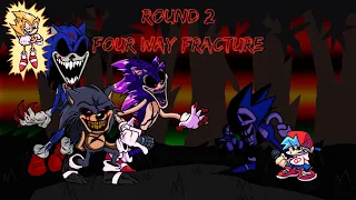 "We're back... Ready for Round 2?" | FNF Four Way Fracture But All EXEs Sing It (Feat. Fleetway)