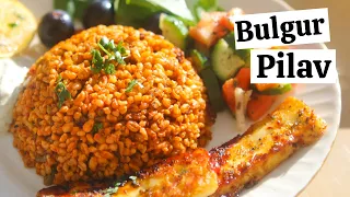 TURKISH BULGUR PILAF || Bulgur Pilavı || Bulgar Wheat Pilaf Recipe || HEALTHY & DELICIOUS!