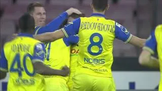 Il gol di Rigoni (2') - Napoli-Chievo 3-1 - Giornata 28 - Serie A TIM 2015/16