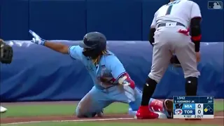 Vladimir Guerrero Jr First TRIPLE of 2021!