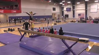 Olivia Artiga BEAM Level 1 2020 routine - 7 years old