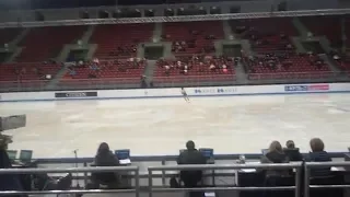 Alena Kostornaia RUS SP Junior Worlds 2018 fancam