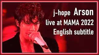 j-hope (of BTS) 'Arson' live @ MAMA Awards 2022 [ENG SUB] [Full HD]
