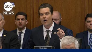 Attorney General Garland and Rep. Matt Gaetz have heated exchange during hearing on Capitol Hill