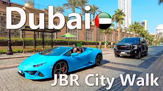 Dubai Jumeirah Beach Residence Walking Tour 4K