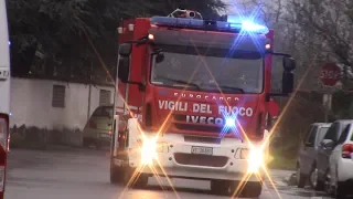 [INCENDIO TETTO] ARRIVO APS + AS VVF BUSTO IN SIRENA + ABP VVF SARONNO IN SIRENA (Gorla minore)