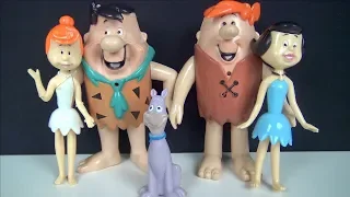 The Flintstones Opening toy review Fred Flintstone Wilma toy Barney Betty and Dino 1960's Cartoons