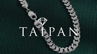 Taipan Miami Cuban Link Chain 10mm breit 60cm lang 925 Sterling Silber