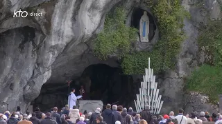 Chapelet du 27 mars 2024 à Lourdes