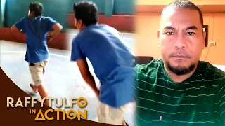 VIRAL VIDEO NG CURFEW VIOLATOR NA PINA-JOGGING AT HININGAL!