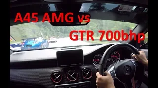 Mercedes A45 AMG vs Nissan GT-R R35 on Genting Karak Highway. Tunnel Run & INSANE SOUND!!