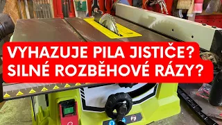 Řešení problému se stolní kotoučovou pilou za 250 Kč | ✅ VYHAZUJE POJISTKY A SILNÉ ROZBĚHOVÉ RÁZY