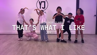 'THAT'S WHAT I LIKE' - BRUNO MARS | Kid's Hip-Hop Class | Joy Choreography | Gold Coast, AUS