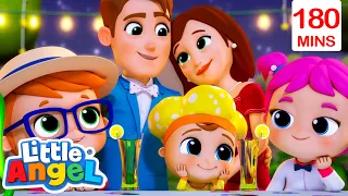 Baby John Surprise Dinner Party | Bingo and Baby John | Little Angel Nursery Rhymes and Kids Songs