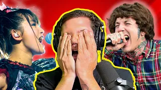 FINALLY! BABYMETAL playing with Bring Me The Horizon LIVE! Musicians REACT!