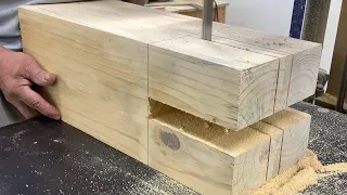 Build An Incredibly Strong And Easy Bed With Simple Joints // Amazing Creative Woodworking