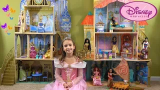 Princess Aurora Opens Magnificent Disney Princess Set: Cinderella Castle and Under the Sea Castle