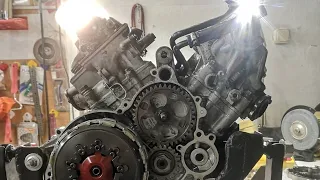 Aprilia SXV 550 Engine disassembly