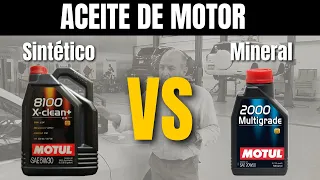 Aceite SINTÉTICO vs MINERAL ¿Cuál es mejor y Por qué?