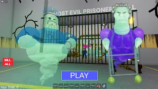 GHOST BARRY'S PRISON RUN (New Obby) - Playing as Ghost Grumpy Gran Roblox Update Full Gameplay