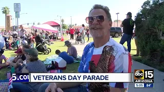 Veterans Day events parade in the Valley