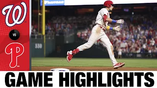 Nationals vs. Phillies Game Highlights (9/10/22) | MLB Highlights