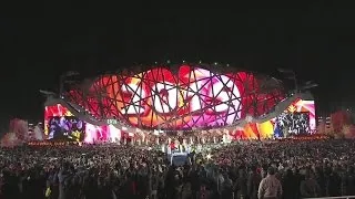 Beijing rings in the 2015 New Year with LED light show and celebrations.