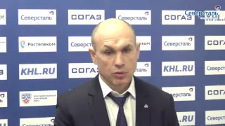 30.11.2015 Северсталь - Сибирь. Пресс-конференция