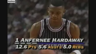 Penny Hardaway 12 Points 5 Ast 3 Stl @ Suns, 1993-94.