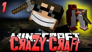 Minecraft CRAZY CRAFT 1 - WTF IS THIS (Minecraft Mod Survival)