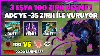 3 EŞYA 100 ZIRH DEŞME RENGAR ? (00.00 SANİYEDE TEK METASI)