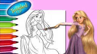 Princess Rapunzel Coloring Page - Disney Princess Rapunzel Coloring Book Page Imagine It