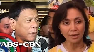 TV Patrol: Duterte, binuweltahan ang patutsada ni Leni Robredo
