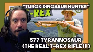 Vet Reacts to 577 TYRANNOSAUR 🦖 (The REAL T-Rex Rifle !!!) By Kentucky Ballistics