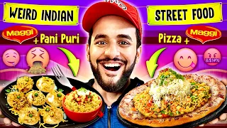Eating INDIA’s most WEIRD MAGGI street FOOD Combinations 😱 *Vimal + Maggi*