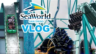 The Roller Coasters of SeaWorld San Diego! Riding Emperor, Manta, Electric Eel, & More!