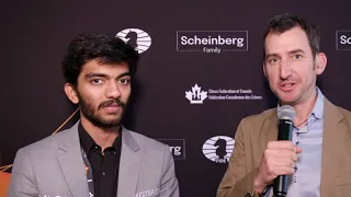 Gukesh's Interview After Becoming the SOLE LEADER of FIDE Candidates | Round 13