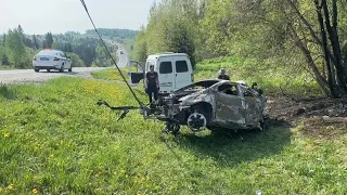 Ударился об отбойник: четыре человека погибли в страшном ДТП в Кемеровской области