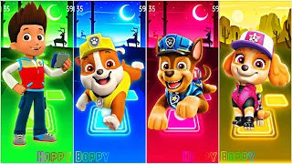 PAW Patrol: Ryder 🆚 Rubble 🆚 Chase 🆚 Skye 🆚 Marshall 🆚 Zuma Everest 🆚 Rocky 🎶 Tiles Hop EDM Rush