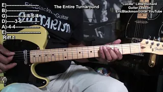 LUCILLE Little Richard ONE RIFF Guitar Lesson @EricBlackmonGuitar